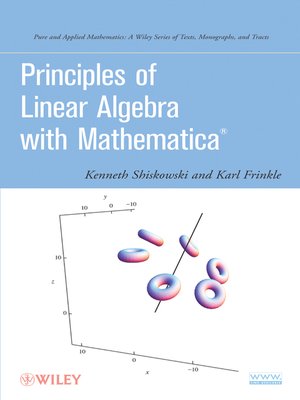 cover image of Principles of Linear Algebra with Mathematica